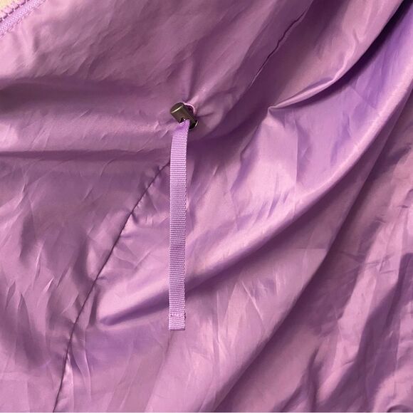 Land’s End women’s lavender purple nylon hooded jacket coat plus size squall 1X - Picture 9 of 12